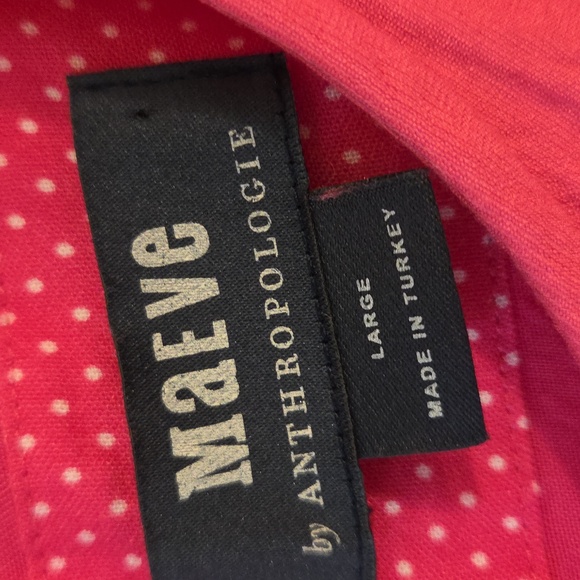 Maeve By Anthropologie Marlene Tiered Pink Maxi Dress Size L Sleeveless - Picture 4 of 10